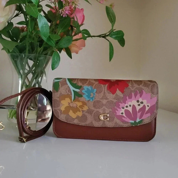 Coach crossbody hayden floral print